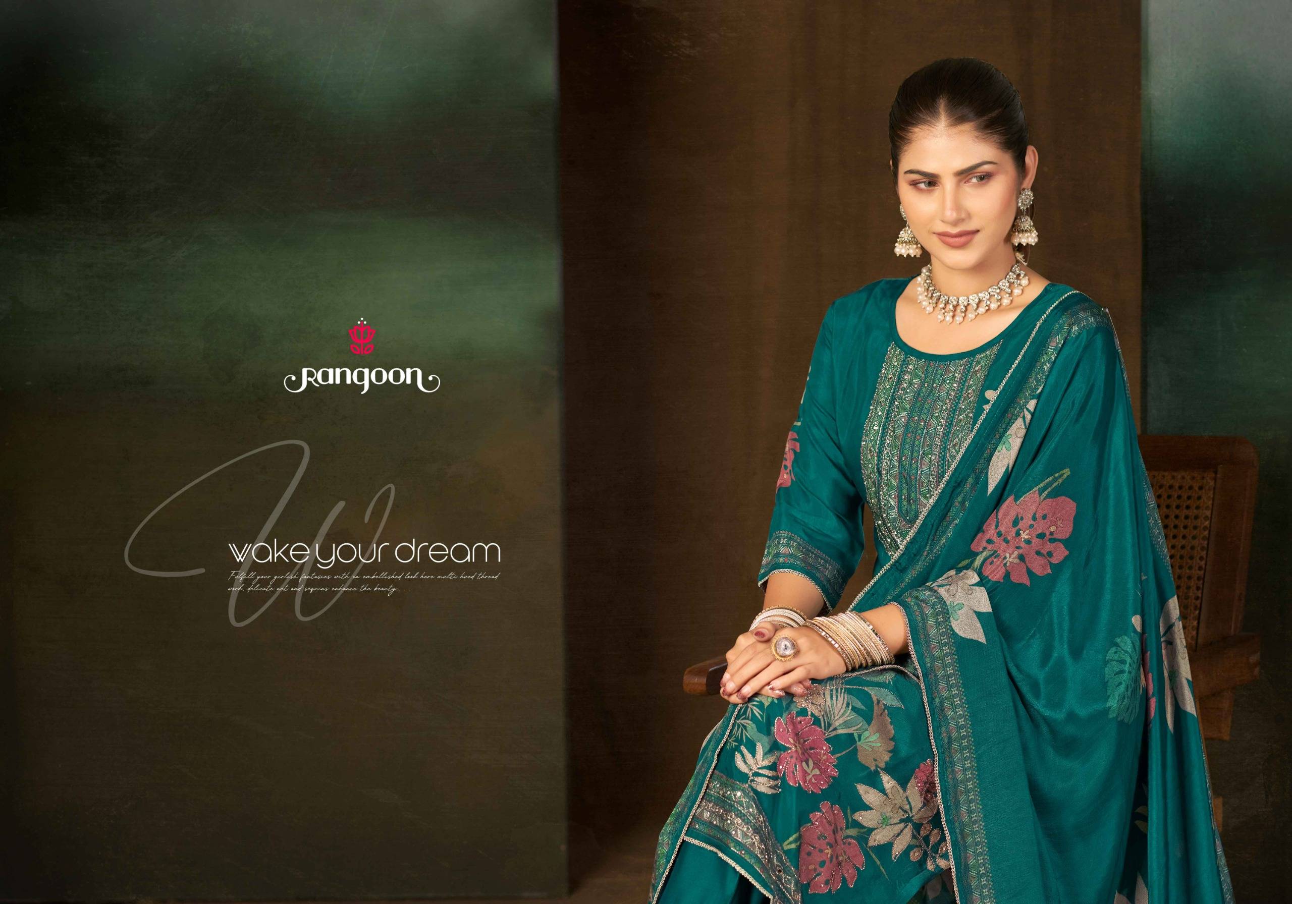 SHALINI by Rangoon 10911 To 110914 Series Beautiful Pakistani Suits Wear Pure Muslin Stitched Dresses At Wholesale Price